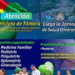 Servicios médicos especializados llegarán a Támara con jornada itinerante de salud
